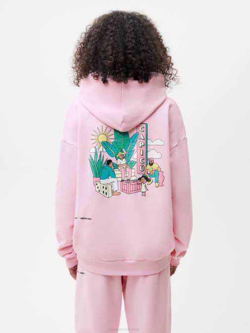 mujer sudadera x roberto lugo 365 Pangaia hongo rosa ropa TDTH31