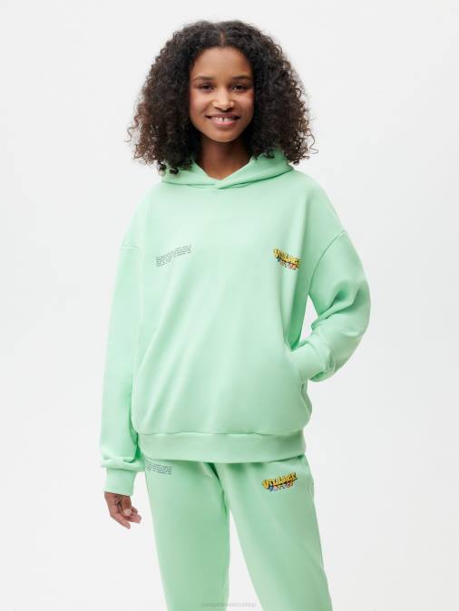 mujer sudadera x roberto lugo 365 Pangaia laguna azul ropa TDTH61