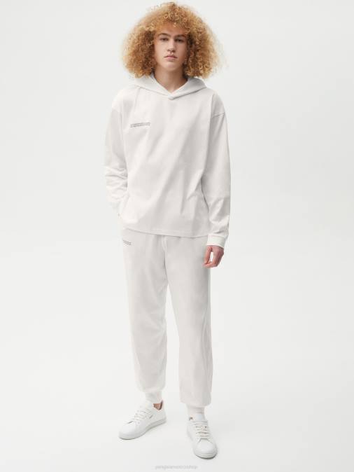 mujer top loungewear de algodón orgánico con fibra c Pangaia blanquecino ropa TDTH509
