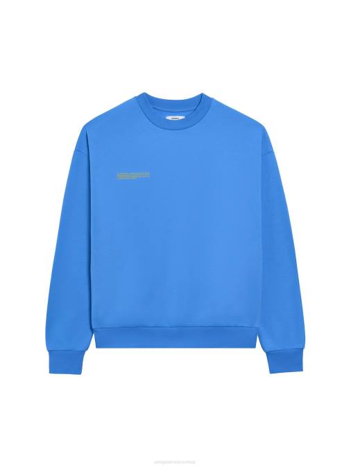 mujer en sudadera de algodón de conversión Pangaia agua Azul ropa TDTH97