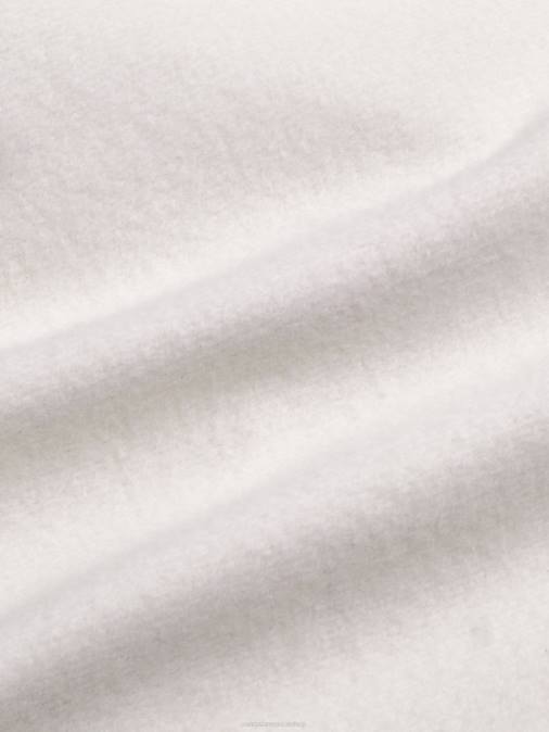 mujer en sudadera de algodón de conversión Pangaia algodón blanco ropa TDTH80
