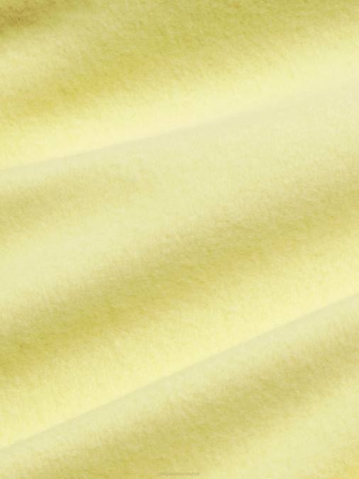 mujer en sudadera de algodón de conversión Pangaia rayo de sol amarillo ropa TDTH118