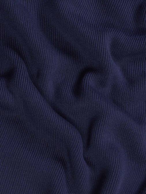 mujer suéter de punto con cuello abierto Pangaia Azul marino ropa TDTH99