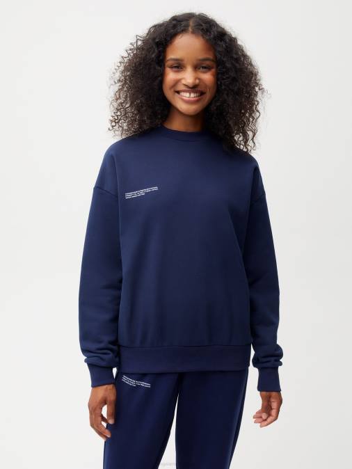 mujer sudadera 365 Pangaia Azul marino ropa TDTH76