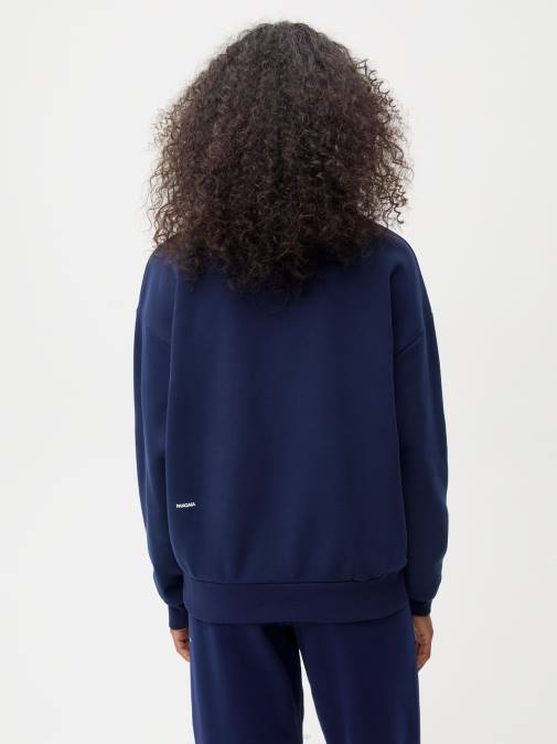 mujer sudadera 365 Pangaia Azul marino ropa TDTH76