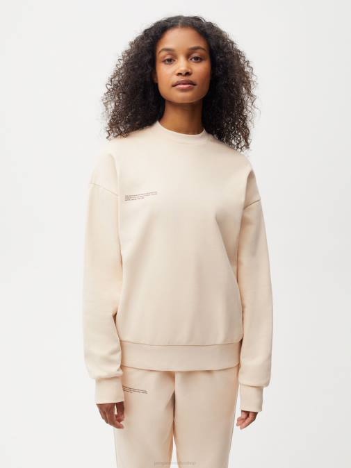 mujer sudadera 365 Pangaia arena ropa TDTH79