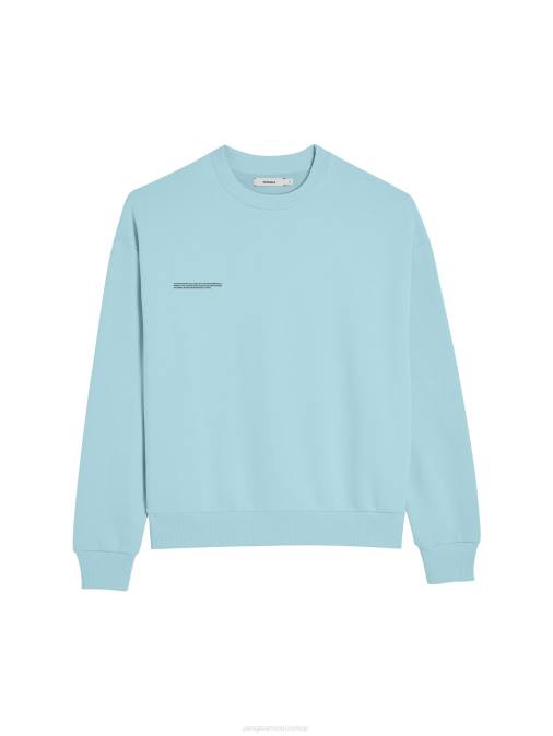mujer sudadera 365 Pangaia azul celeste ropa TDTH92