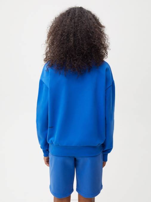 mujer sudadera 365 Pangaia azul cobalto ropa TDTH106