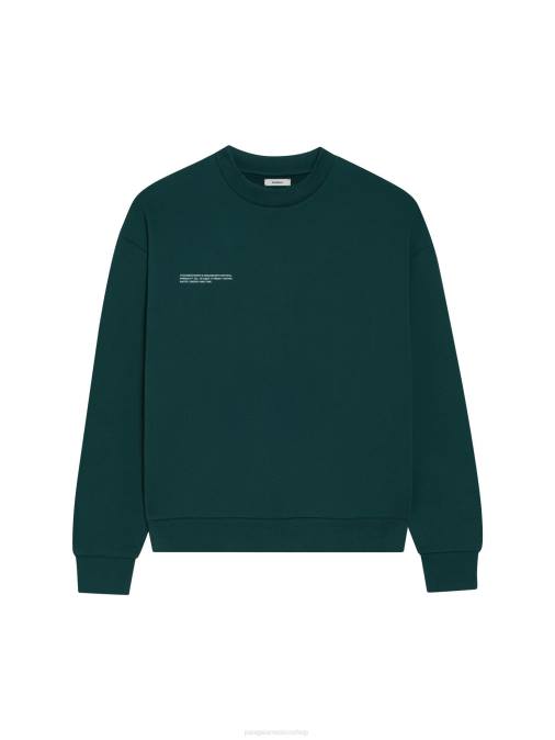 mujer sudadera 365 Pangaia follaje verde ropa TDTH89