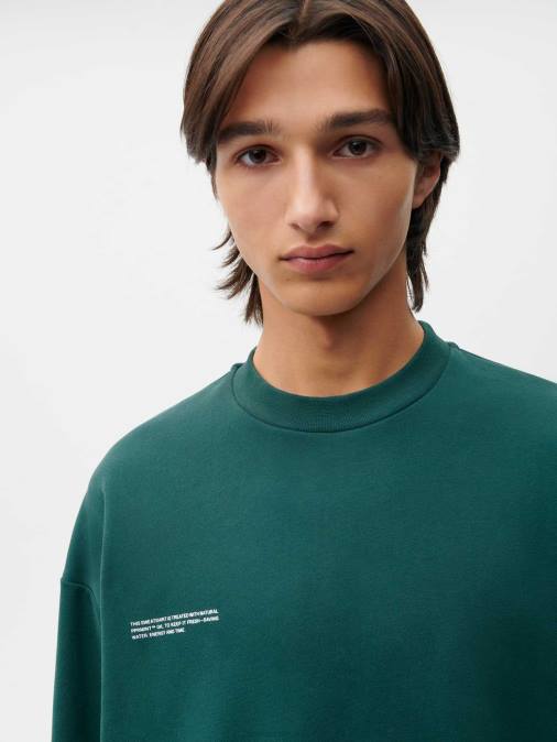 mujer sudadera 365 Pangaia follaje verde ropa TDTH89