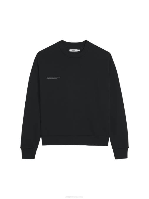 mujer sudadera 365 Pangaia negro ropa TDTH74