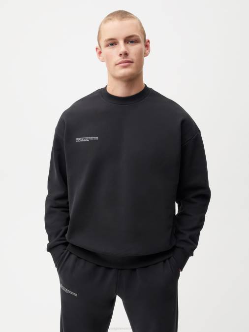 mujer sudadera 365 Pangaia negro ropa TDTH74
