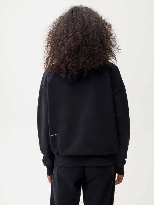 mujer sudadera 365 Pangaia negro ropa TDTH74