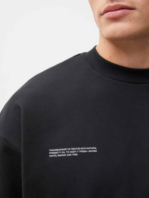 mujer sudadera 365 Pangaia negro ropa TDTH74