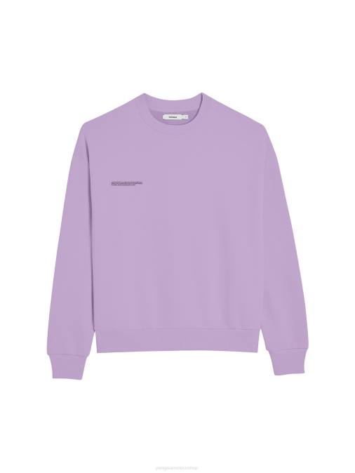 mujer sudadera 365 Pangaia orquídea púrpura ropa TDTH83