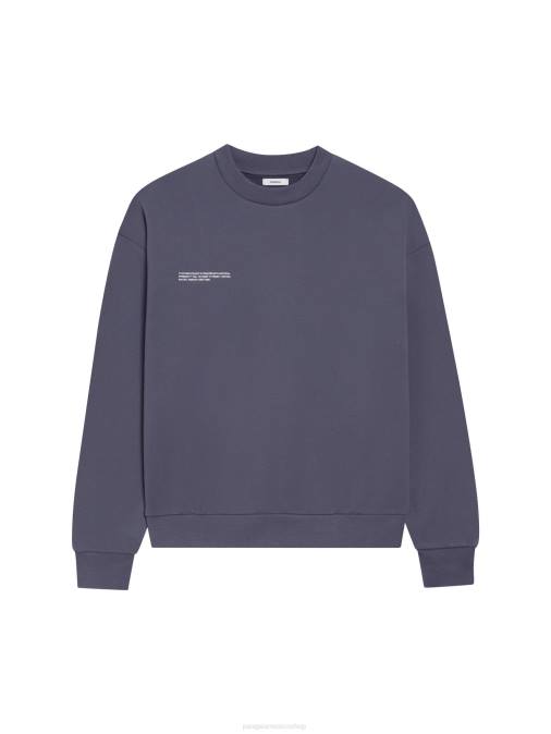 mujer sudadera 365 Pangaia pizarra azul ropa TDTH90
