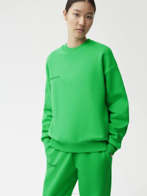 mujer sudadera de la firma Pangaia Jade verde ropa TDTH94