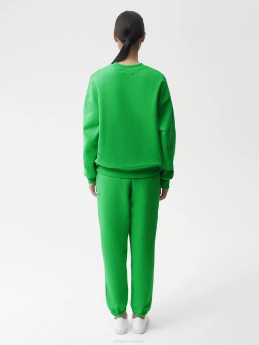 mujer sudadera de la firma Pangaia Jade verde ropa TDTH94