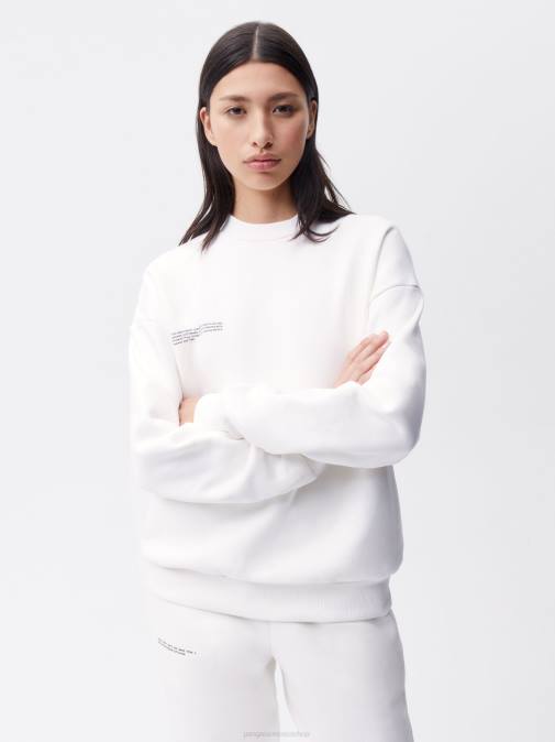 mujer sudadera de la firma Pangaia blanquecino ropa TDTH110