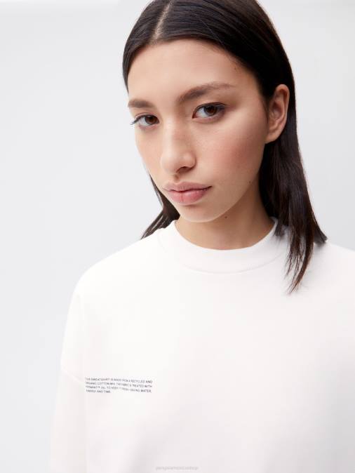 mujer sudadera de la firma Pangaia blanquecino ropa TDTH110