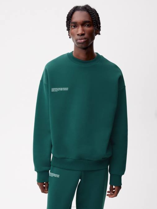 mujer sudadera de la firma Pangaia follaje verde ropa TDTH111