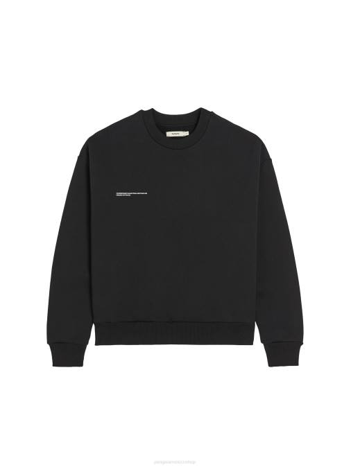 mujer sudadera de la firma Pangaia negro ropa TDTH107