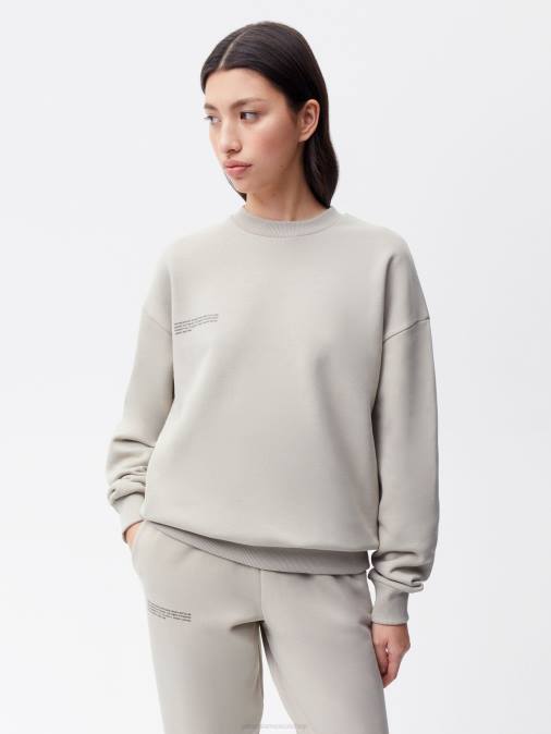 mujer sudadera de la firma Pangaia piedra ropa TDTH81