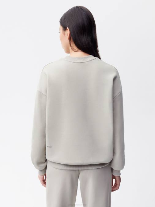 mujer sudadera de la firma Pangaia piedra ropa TDTH81