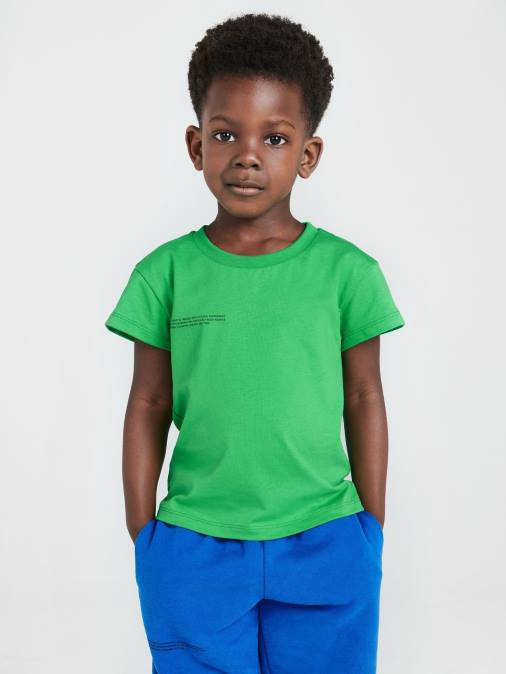 niños Núcleo de camiseta de 365 partes de menta Pangaia Jade verde ropa TDTH595
