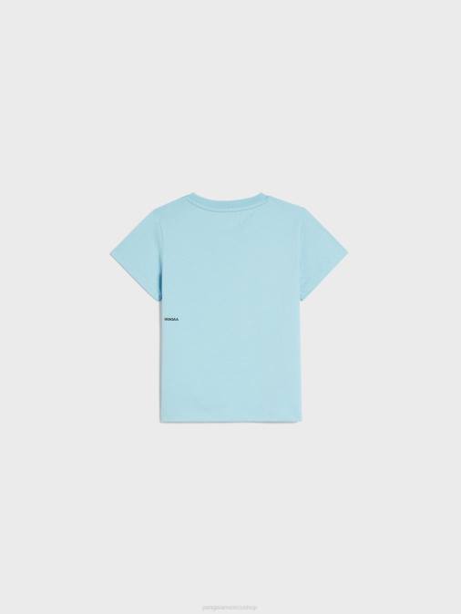niños Núcleo de camiseta de 365 partes de menta Pangaia azul celeste ropa TDTH580