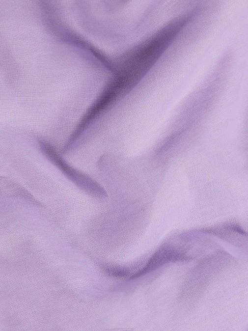 niños camisa de manga larga de lino con aloe Pangaia orquídea púrpura ropa TDTH603