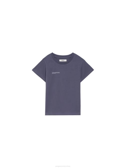 niños camiseta 365 algodón orgánico Pangaia pizarra azul ropa TDTH593