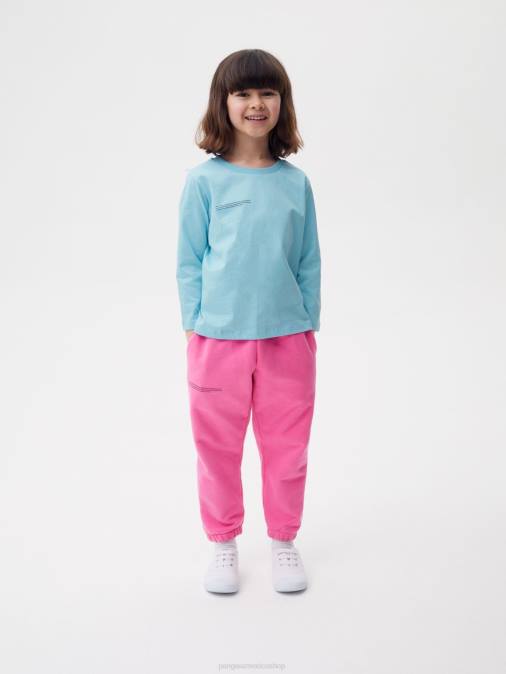 niños camiseta de manga larga 365 Pangaia azul celeste ropa TDTH604