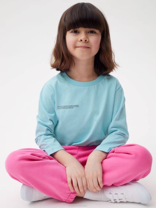 niños camiseta de manga larga 365 Pangaia azul celeste ropa TDTH604