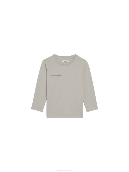 niños camiseta de manga larga 365 Pangaia piedra ropa TDTH605