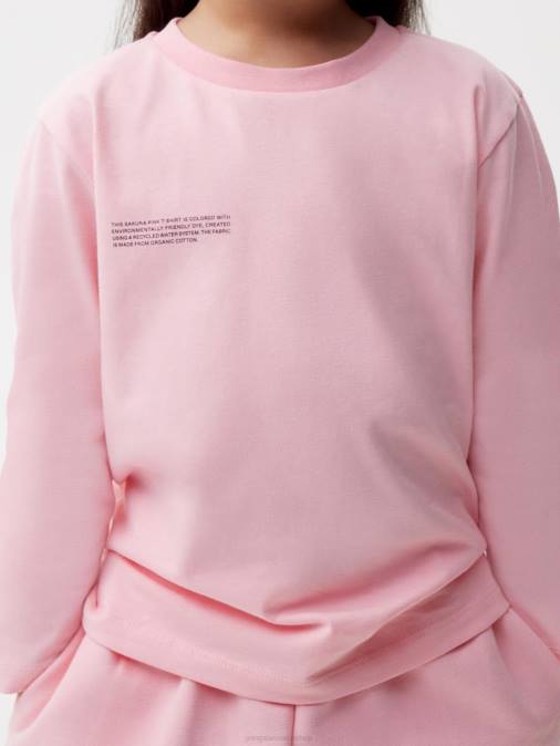 niños camiseta de manga larga 365 Pangaia rosa sakura ropa TDTH600