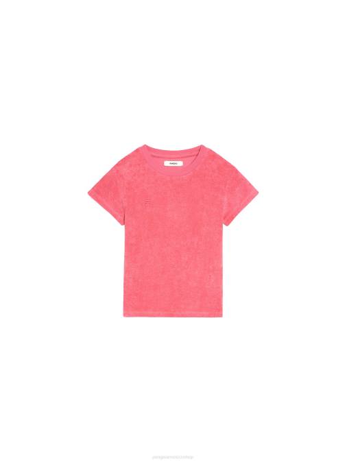 niños camiseta de toalla Pangaia loto rosa ropa TDTH589