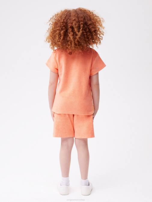 niños camiseta de toalla Pangaia melocotón perfecto ropa TDTH584