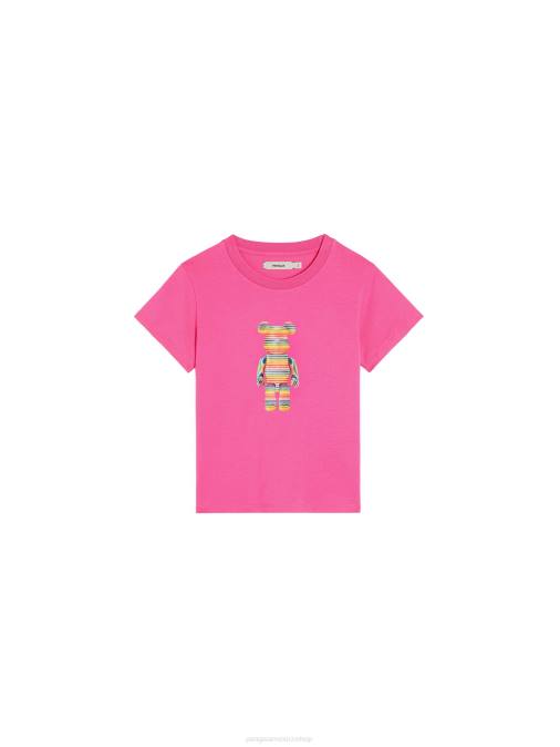 niños camiseta x haroshi be@rbrick Pangaia rosa flamenco ropa TDTH582