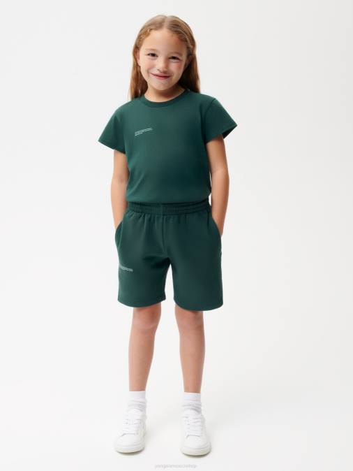 niños 365 pantalones cortos largos Pangaia follaje verde ropa TDTH622