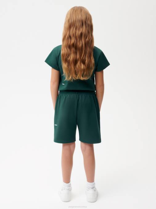 niños 365 pantalones cortos largos Pangaia follaje verde ropa TDTH622