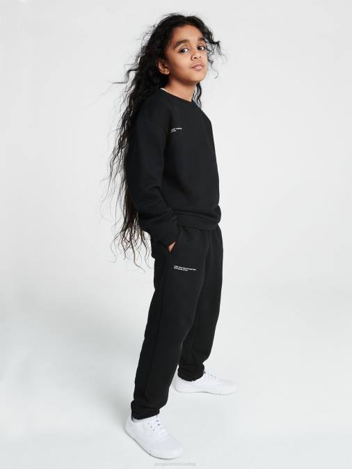niños 365 pantalones de chándal Pangaia negro ropa TDTH626