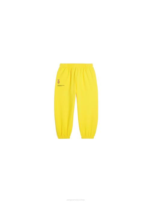 niños pantalones de chándal be@rbrick x haroshi Pangaia amarillo azafran ropa TDTH645