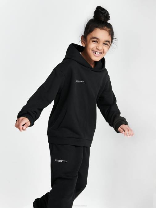 niños 365 sudadera con capucha Pangaia negro ropa TDTH542