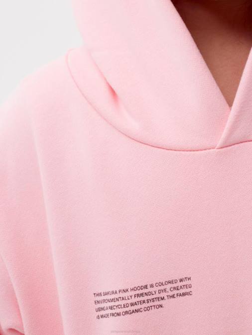 niños 365 sudadera con capucha Pangaia rosa sakura ropa TDTH538