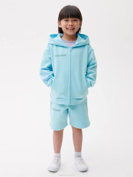 niños sudadera con cremallera 365 Pangaia azul celeste ropa TDTH552