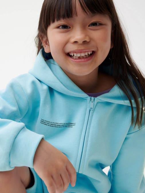 niños sudadera con cremallera 365 Pangaia azul celeste ropa TDTH552