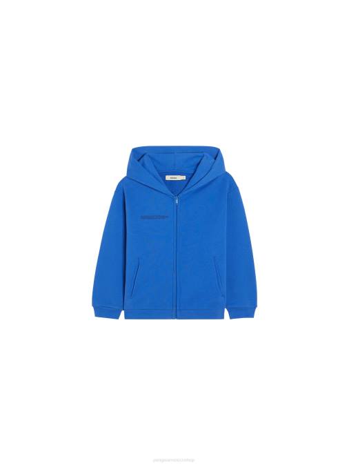 niños sudadera con cremallera 365 Pangaia azul cobalto ropa TDTH561