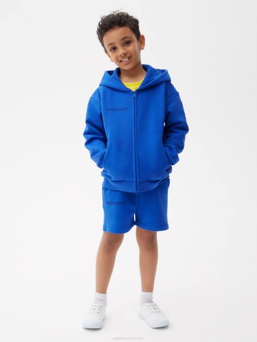 niños sudadera con cremallera 365 Pangaia azul cobalto ropa TDTH561