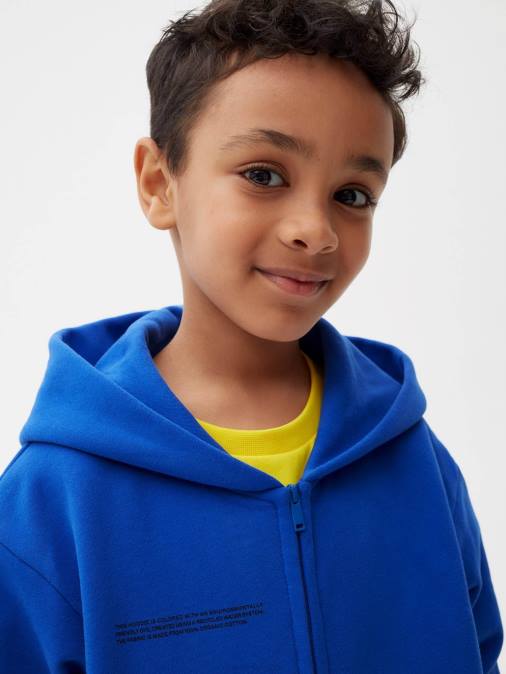 niños sudadera con cremallera 365 Pangaia azul cobalto ropa TDTH561